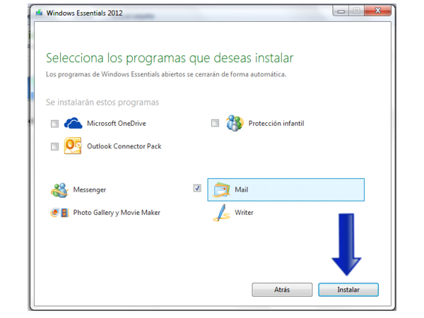 COMO INSTALAR WINDOWS LIVE MAIL